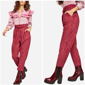 FREE PEOPLE |  PAPERBAG VEGAN SUEDE TROUSERS 14
